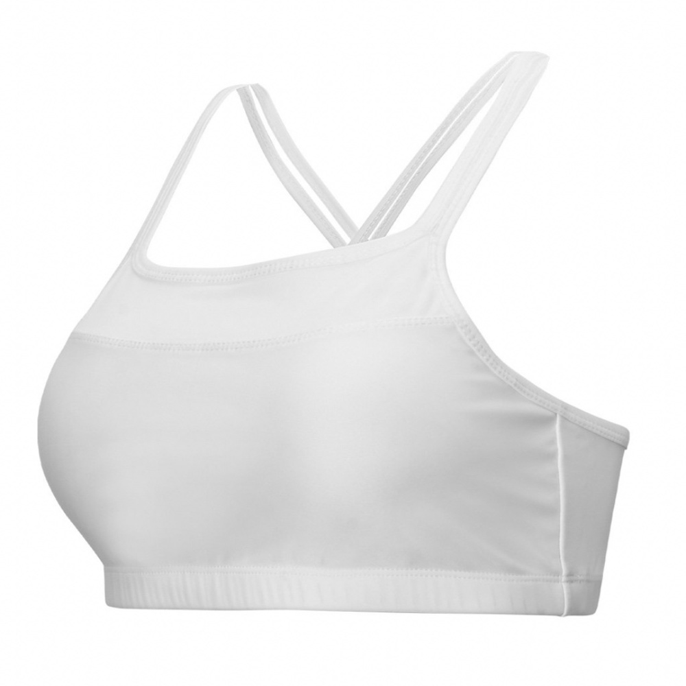 🌺 BOGO SALE 🌺 NWT UVSkinz cross-cross white swim bra size M